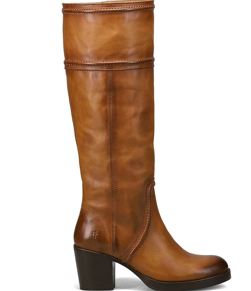 Frye Jean Leather Tall Pull On Boots