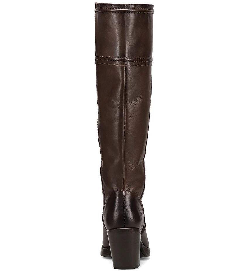 Frye Jean Leather Tall Pull On Boots