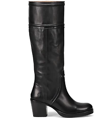 Frye Jean Leather Tall Pull On Boots