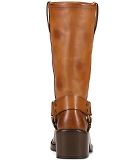 Frye Kate Leather O-Ring Hardware Moto Boots