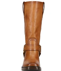 Frye Kate Leather O-Ring Hardware Moto Boots