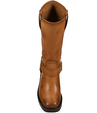 Frye Kate Leather O-Ring Hardware Moto Boots