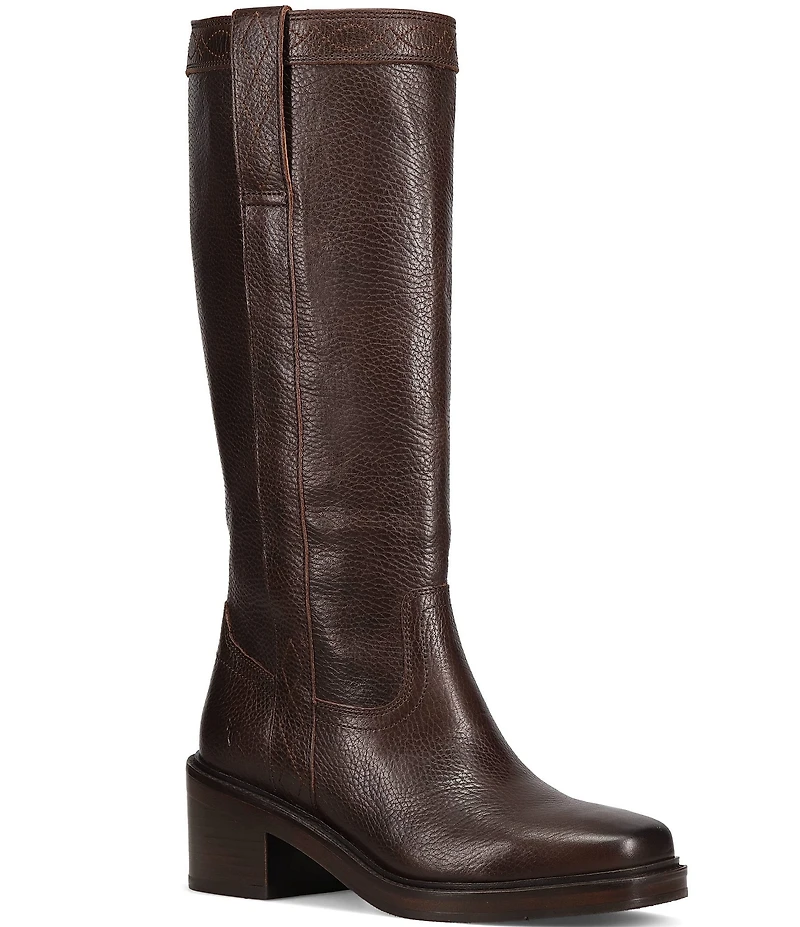 Frye Kate Tumbled Leather Riding Boots