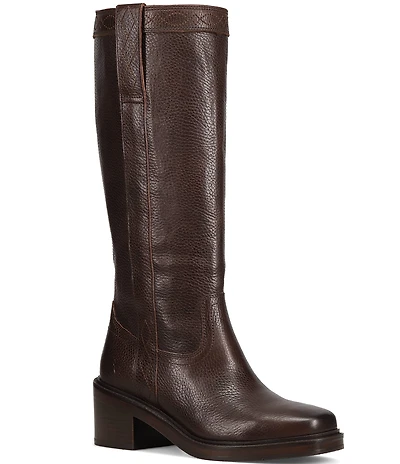Frye Kate Tumbled Leather Riding Boots
