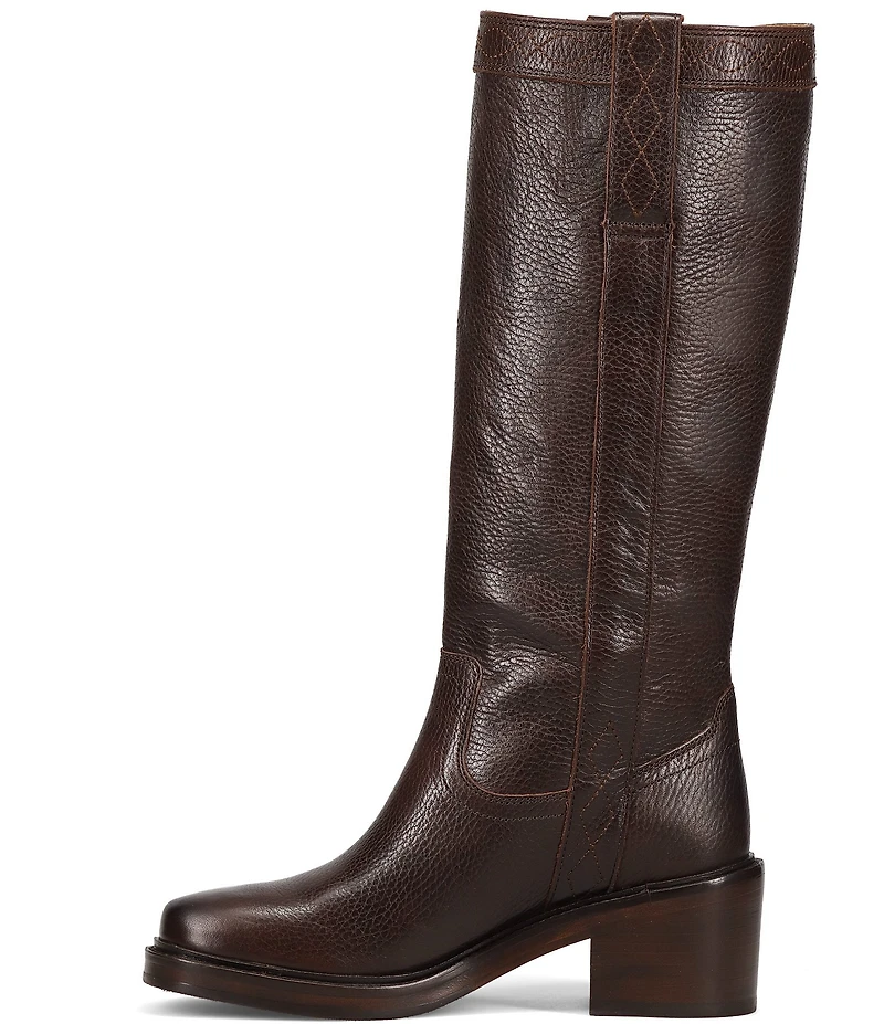 Frye Kate Tumbled Leather Riding Boots