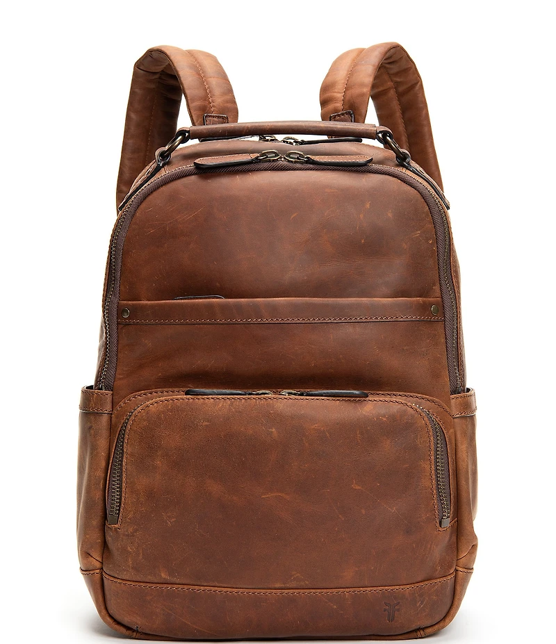 Frye Logan Burnished Leather Backpack