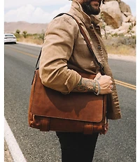 Frye Logan Leather Messenger Bag