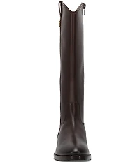 Frye Melissa Button Leather Tall Inside Zip Boots
