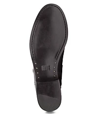 Frye Melissa Button Leather Tall Inside Zip Boots