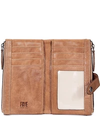 Frye Melissa Double Zip Wallet