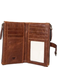 Frye Melissa Double Zip Wallet
