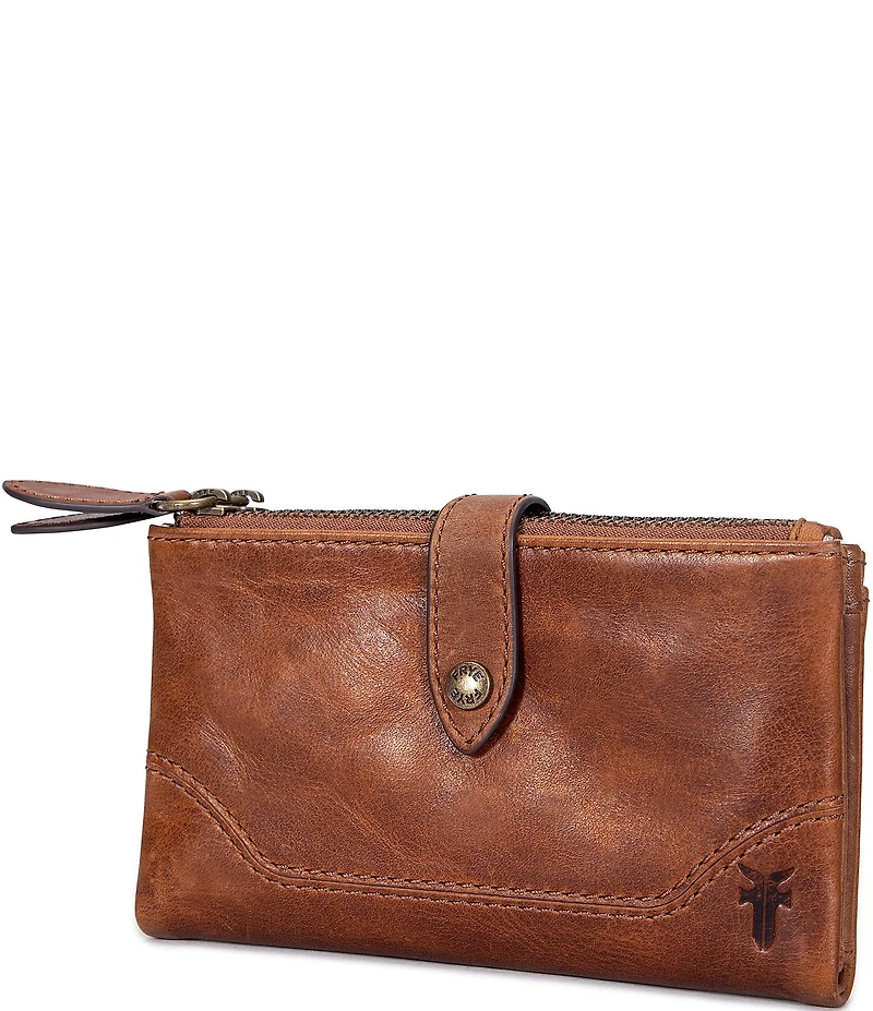 Frye Melissa Double Zip Wallet
