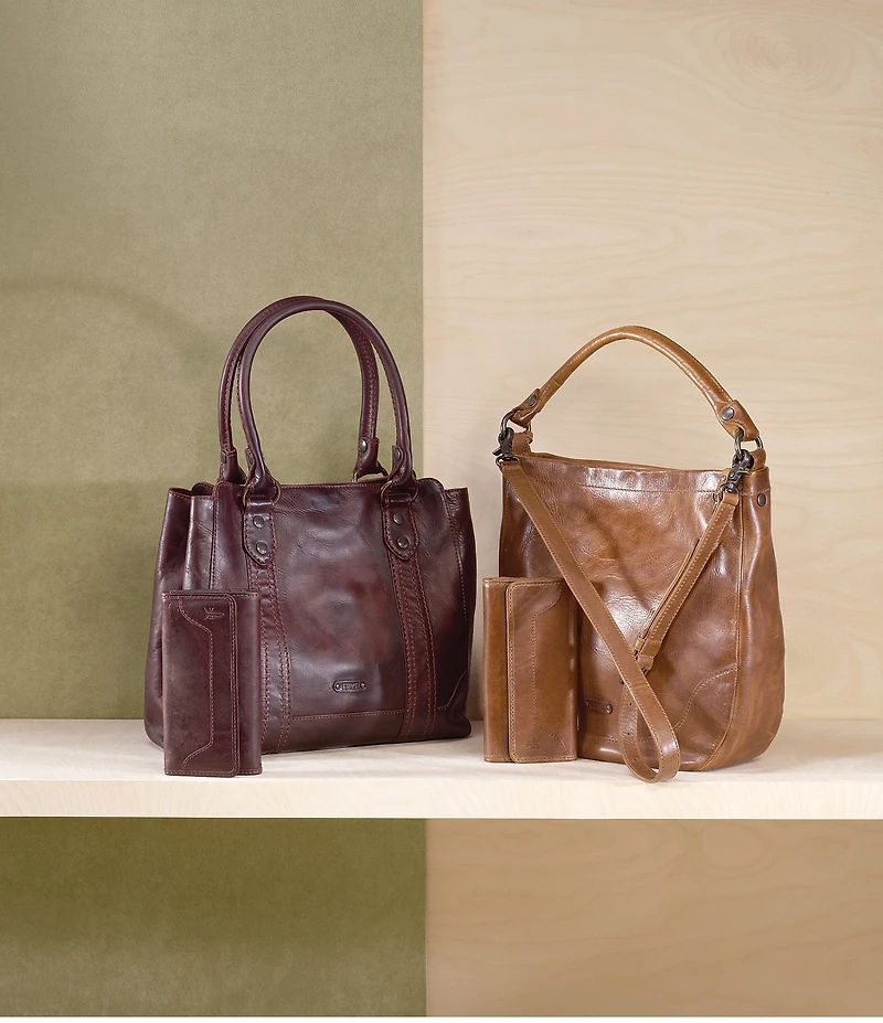 Frye Melissa Genuine Leather Slouchy Hobo Shoulder Bag