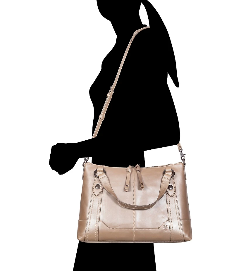 Frye Melissa Leather Medium Satchel Bag