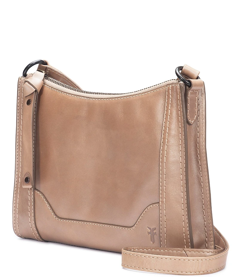 Frye Melissa Leather Zip Crossbody Bag