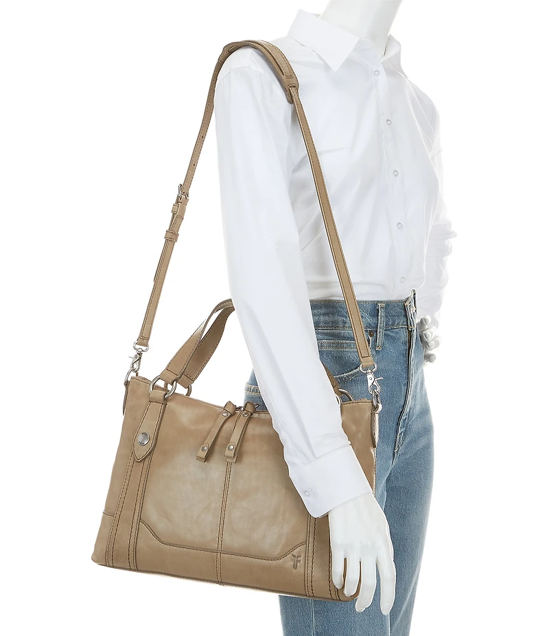 Frye Melissa Medium Leather Satchel Bag