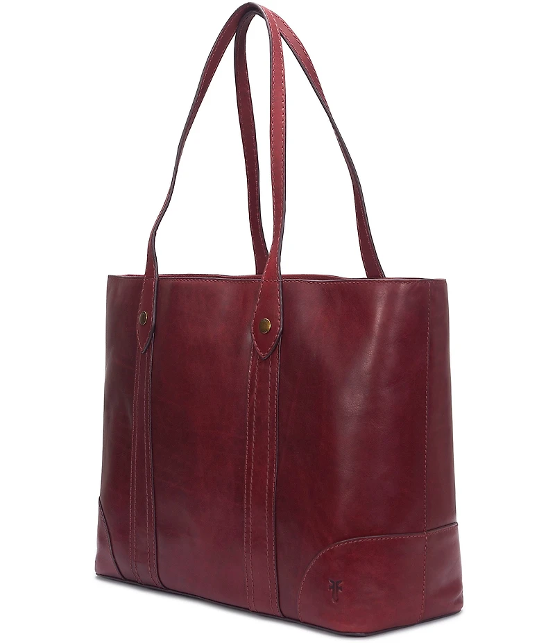 Frye Melissa Washed Leather Shopper Tote Bag