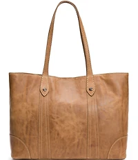 Frye Melissa Washed Leather Shopper Tote Bag