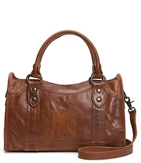 Frye Melissa Washed Leather Satchel Bag