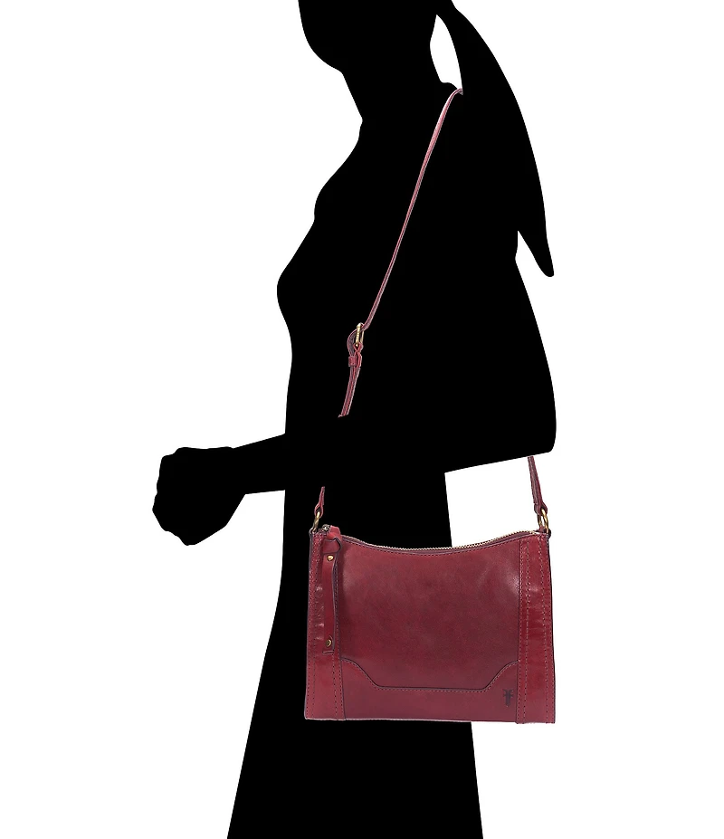 Frye Melissa Zip Leather Crossbody Bag