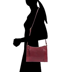 Frye Melissa Zip Leather Crossbody Bag