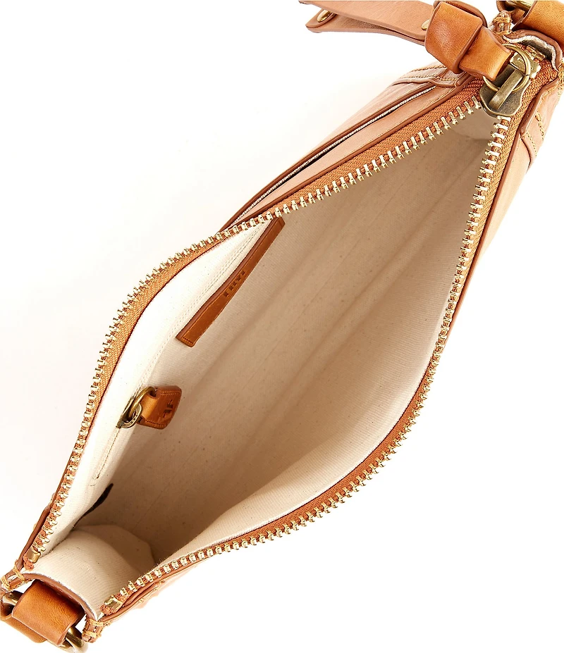 Frye Melissa Zip Leather Crossbody Bag