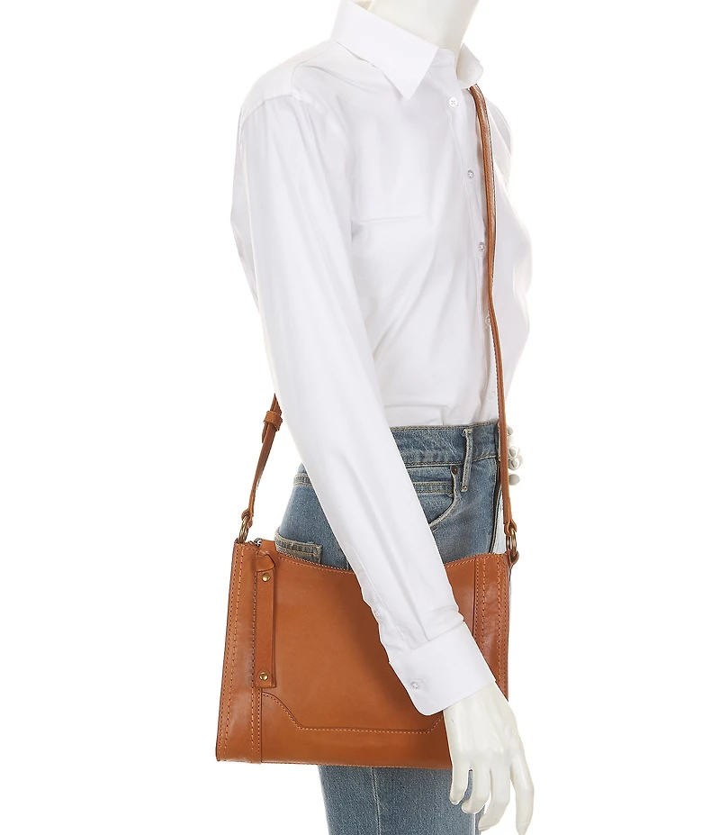 Frye Melissa Zip Leather Crossbody Bag