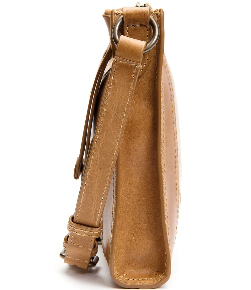 Frye Melissa Zip Leather Crossbody Bag