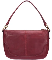 Frye Melissa Zip Leather Crossbody Shoulder Bag