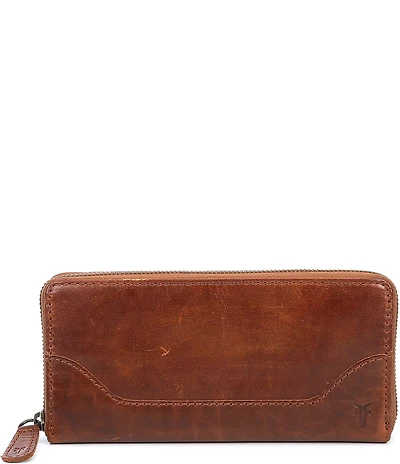 Frye Melissa Leather Zip Wallet