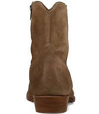 Frye Men's Austin Oiled Suede Inside Zip Western Boots