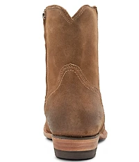 Frye Men's Austin Oiled Suede Inside Zip Western Boots