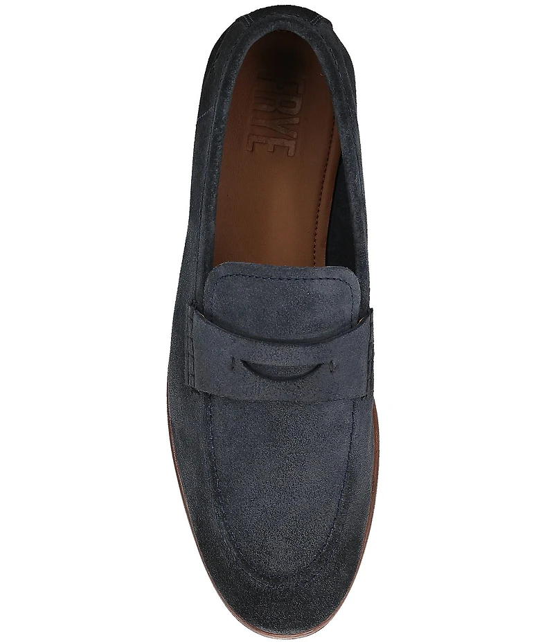 Frye Men's Graham Waxed Suede Penny Loafers