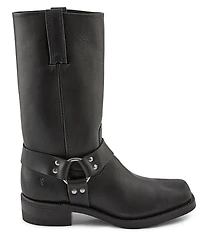 Frye Men's Leather 12R O-Ring Harness Hardware Square Toe Boots