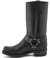 Frye Men's Leather 12R O-Ring Harness Hardware Square Toe Boots