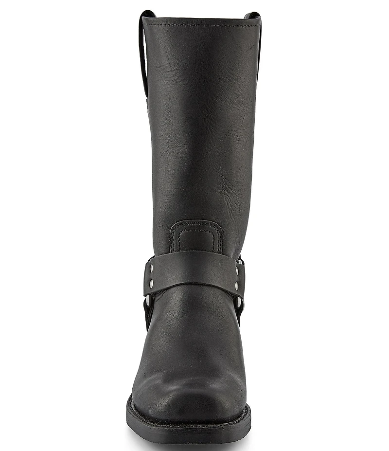Frye Men's Leather 12R O-Ring Harness Hardware Square Toe Boots
