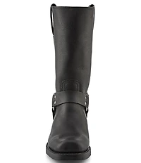 Frye Men's Leather 12R O-Ring Harness Hardware Square Toe Boots