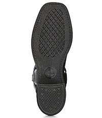 Frye Men's Leather 12R O-Ring Harness Hardware Square Toe Boots