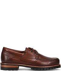 Frye Men's Hudson Leather Campmoc Lug Sole Boat Shoes