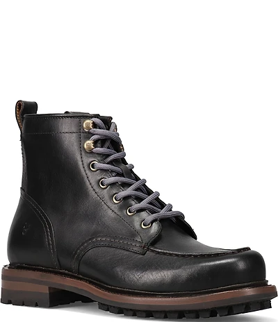 Frye Men's Hudson Leather Lug Work Boots