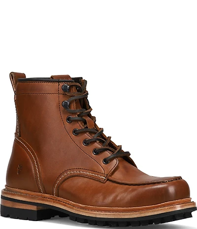 Frye Men's Hudson Leather Lug Work Boots