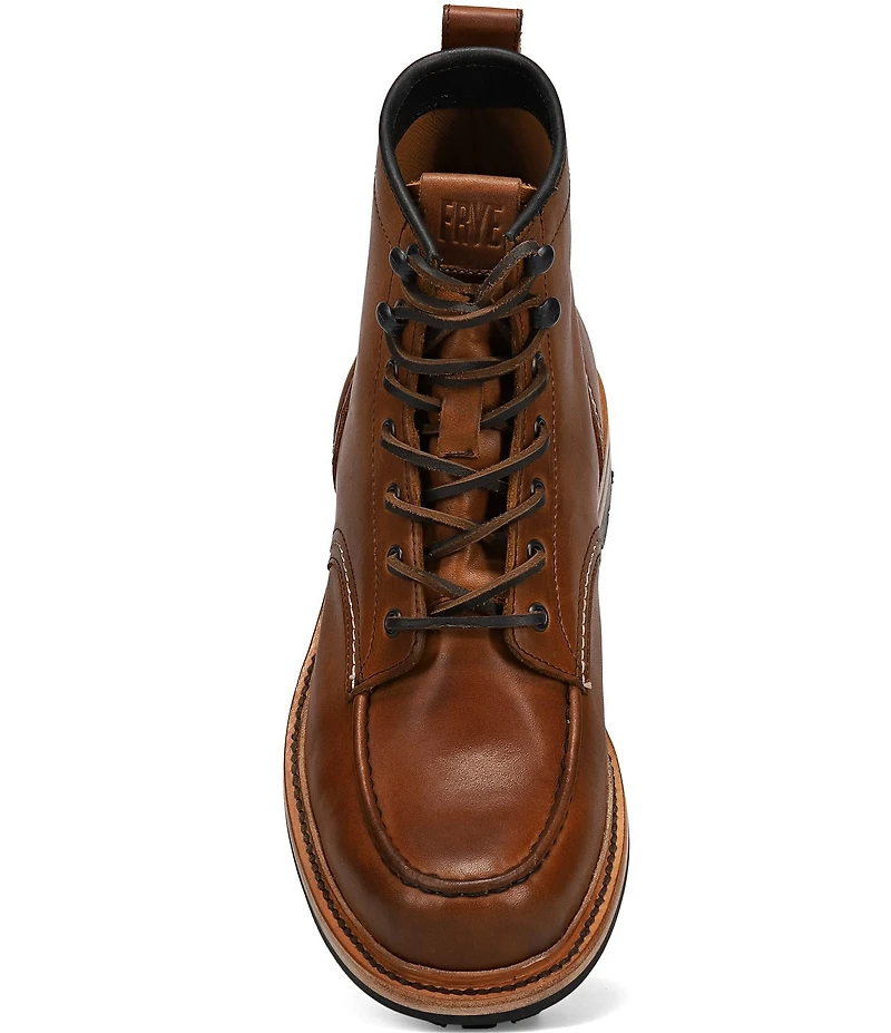 Frye Men's Hudson Leather Lug Work Boots