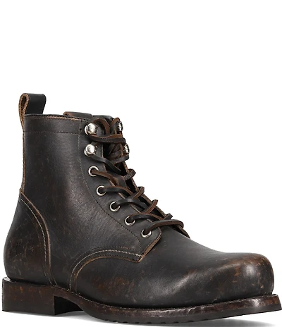 Frye Men's Hudson Leather Plain Toe Work Boots