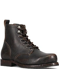 Frye Men's Hudson Leather Plain Toe Work Boots
