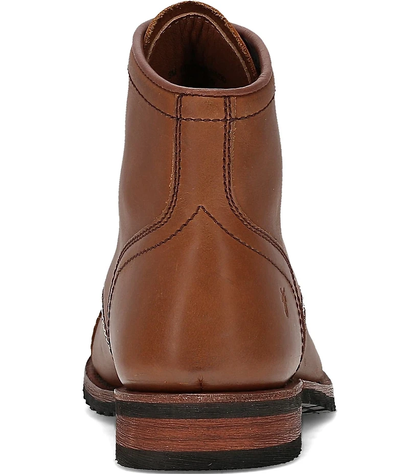 Frye Men's Landon Leather Midlace Cap Toe Boots