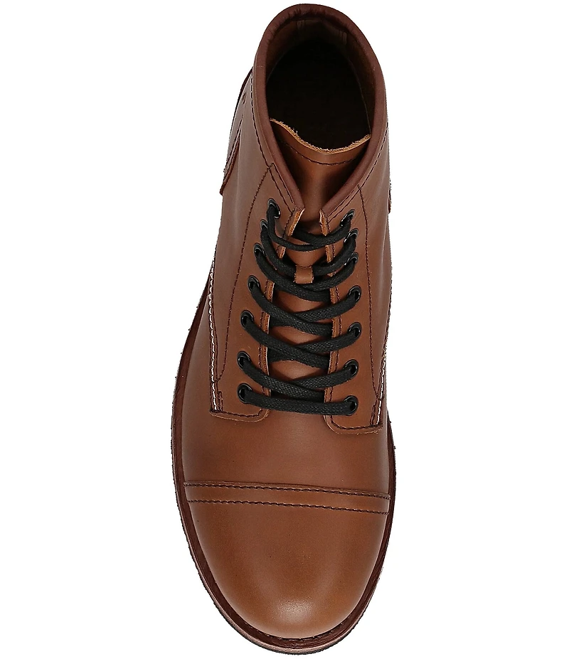 Frye Men's Landon Leather Midlace Cap Toe Boots