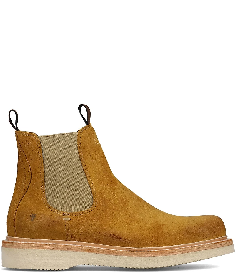 Frye Men's Hudson Suede Chelsea Work Boots