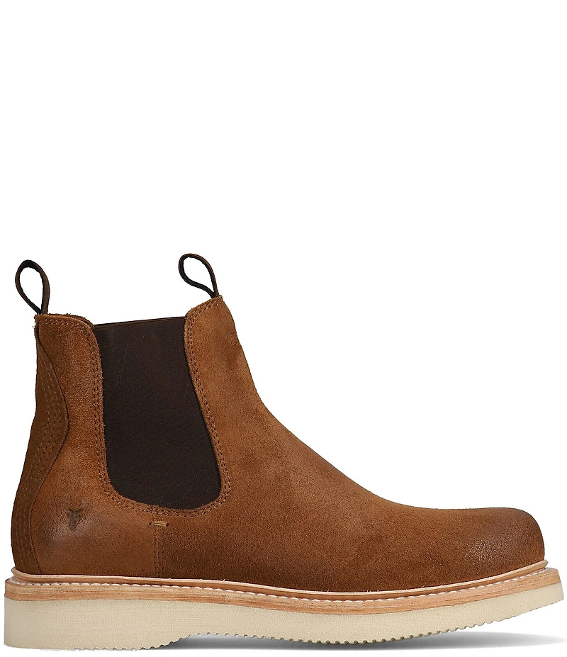 Frye Men's Hudson Suede Chelsea Work Boots