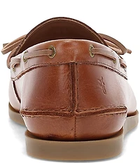 Frye Men's Mason Leather One Eye Tie Boat Shoes