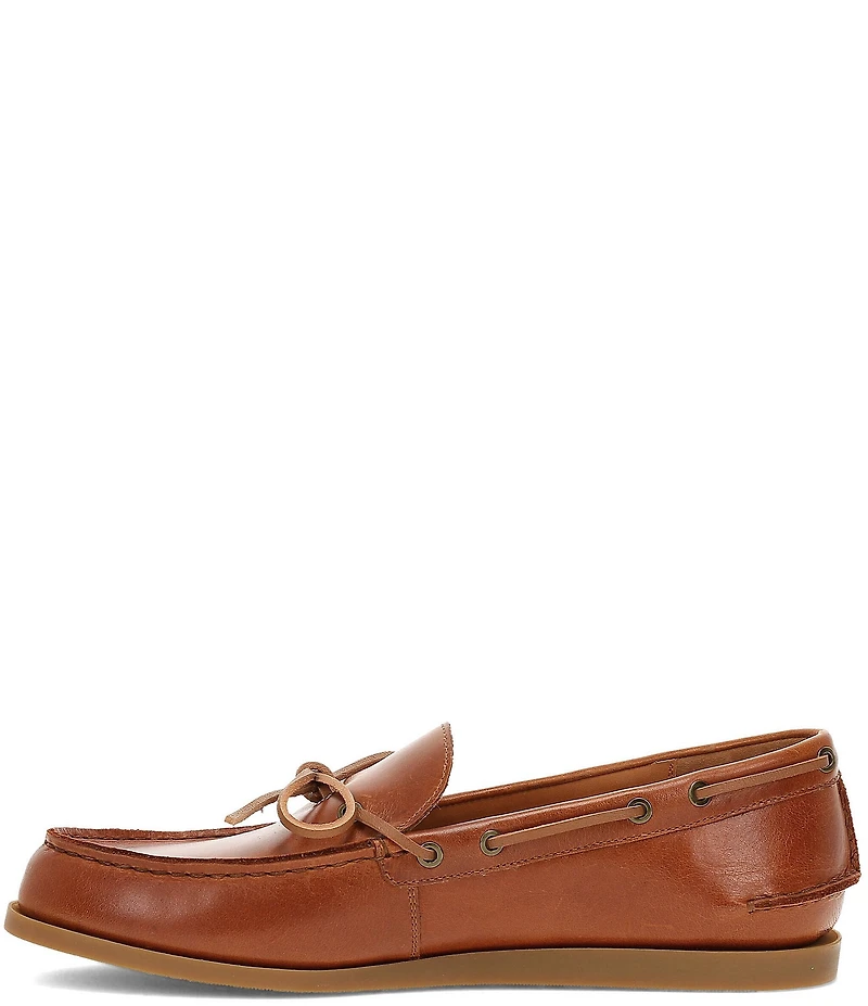 Frye Men's Mason Leather One Eye Tie Boat Shoes